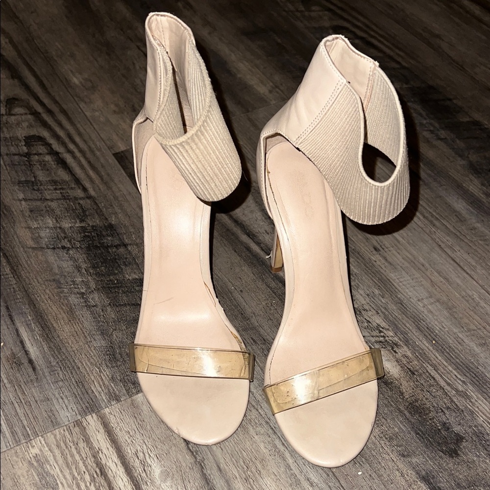 Aldo  Beige Heeled Sandals